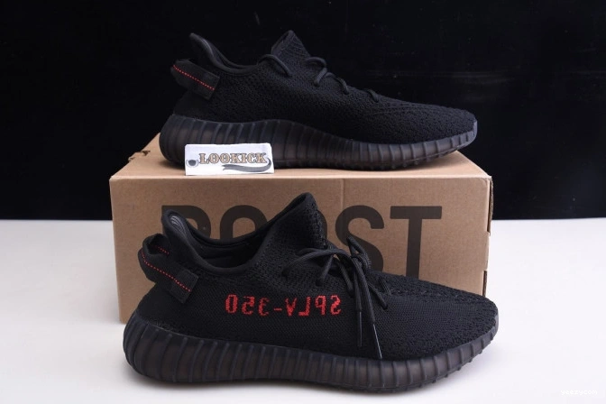 Boost 350 Yeezy Black Red Adidas V2 CP9652 0901
